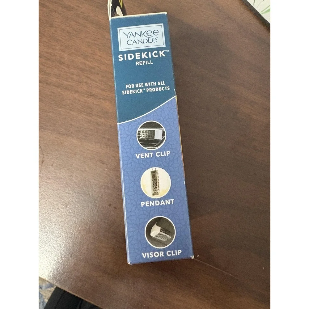 Yankee Candle Sidekick Refill Spiced Pumpkin Car Air Freshener 1 Pack New Scent‎